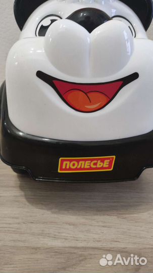 Машинка каталка толокар с ручкой