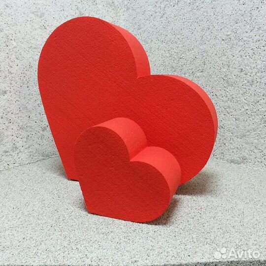 Сердце из пенопласта