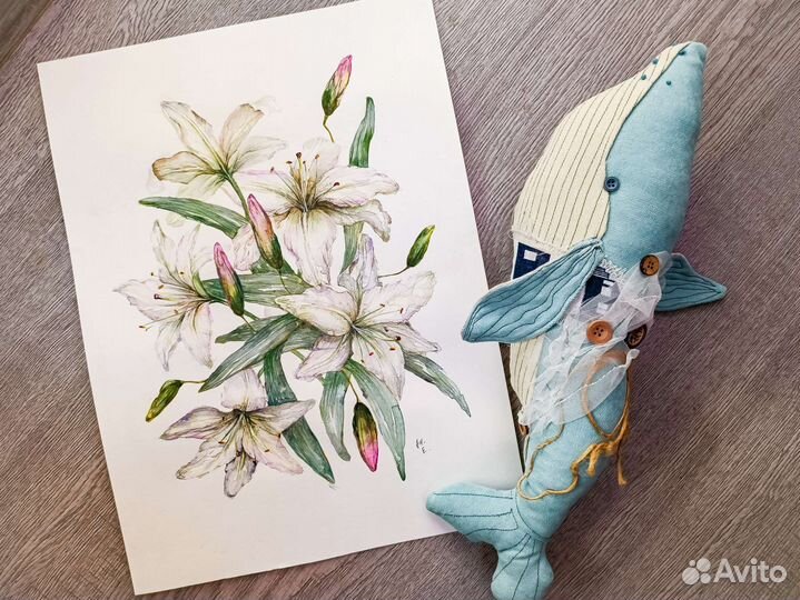Картина акварелью 