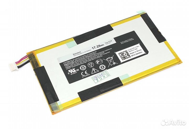 Аккумулятор для Dell Venue 7 3740 3.8V 17.29WH
