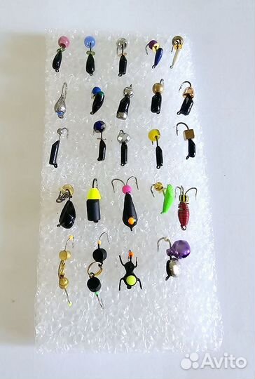 Вольфрамовые мормышки 24шт