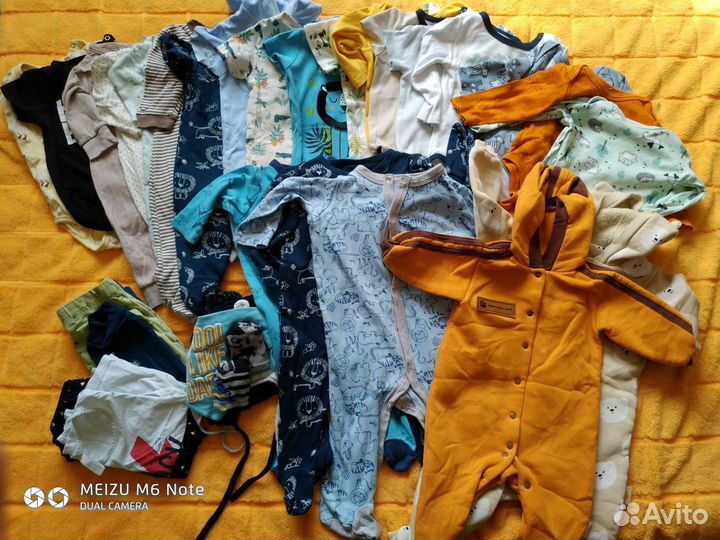 Вещи пакетом на мальчика 68-86р
