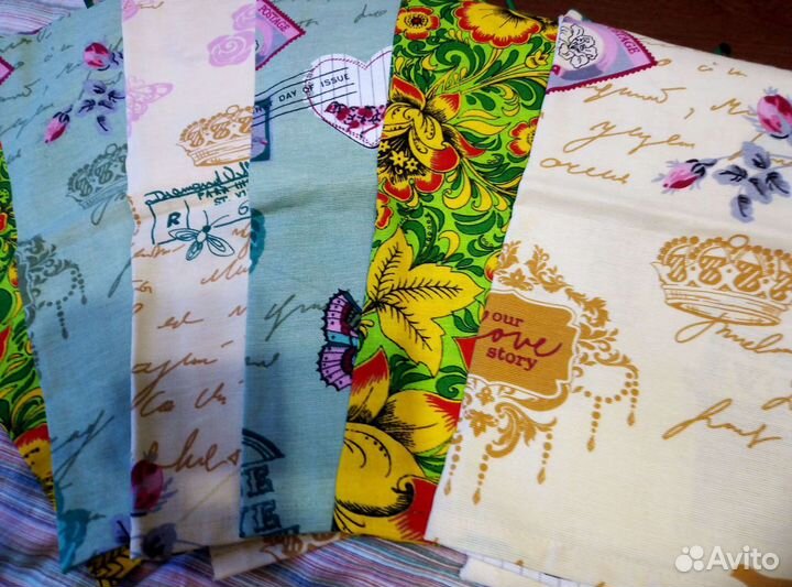 Готовые изделия из разных тканей