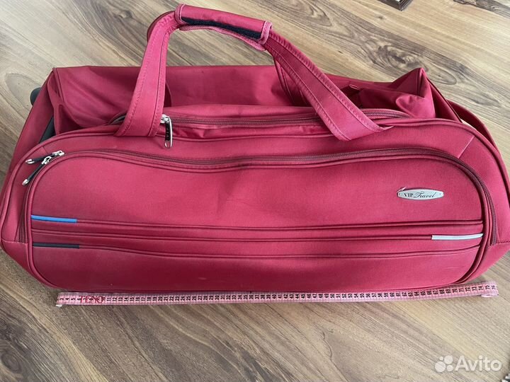 Сумка дорожная на колесах с выдвижной ручкой