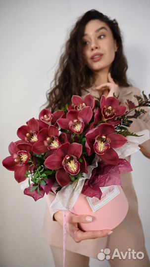 Орхидеи В Коробке с Доставкой