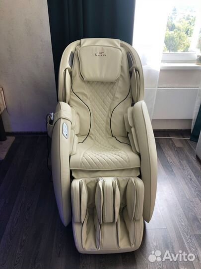 Массажное кресло AlphaSonic бежевое б/у