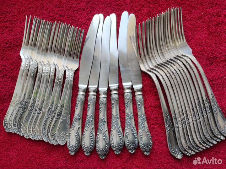 Столовые приборы мельхиор СССР