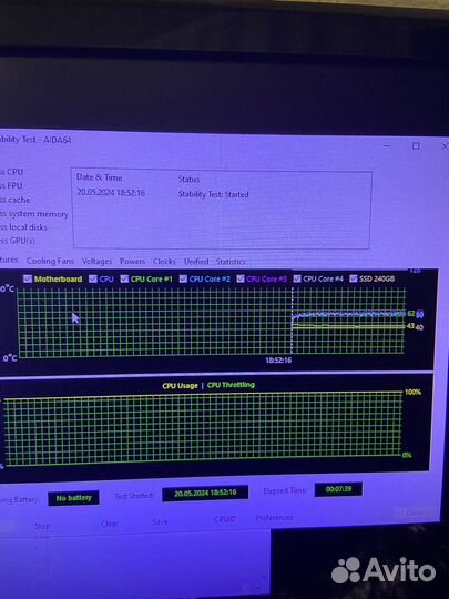 Core i5 3570/16гб/ssd240/gtx750ti