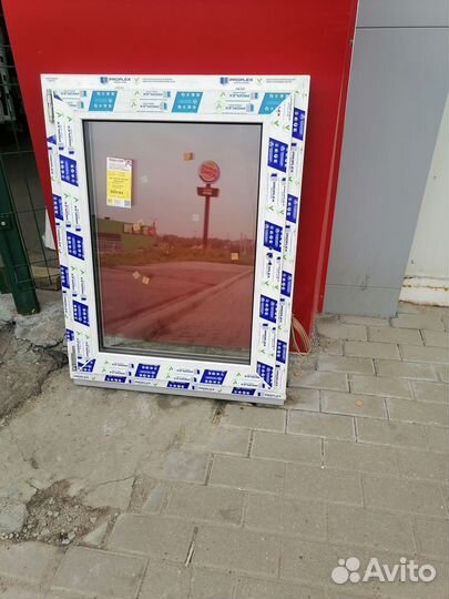 Готовые пластиковые окна 750х1000 мм
