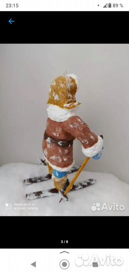 Ватные елочные игрушки