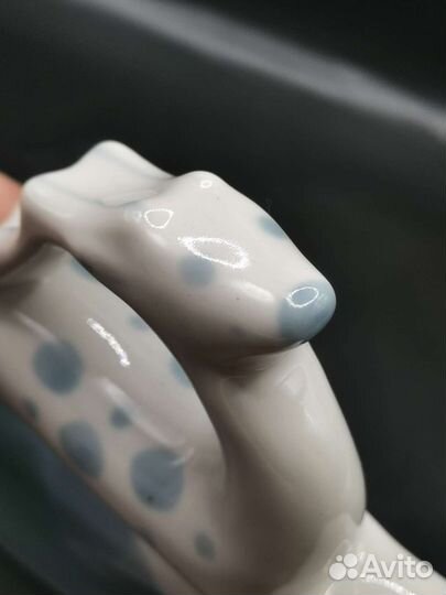 Статуэтка Олень в прыжке Сысерть Фарфор СССР