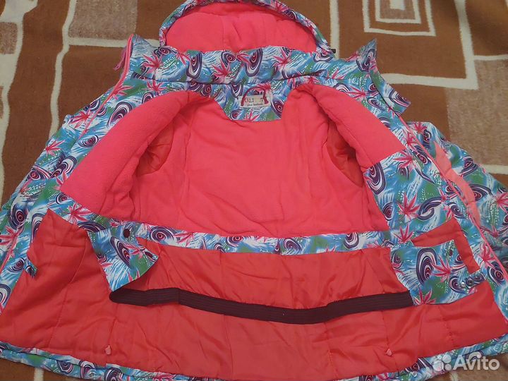 Зимний костюм для девочки 140