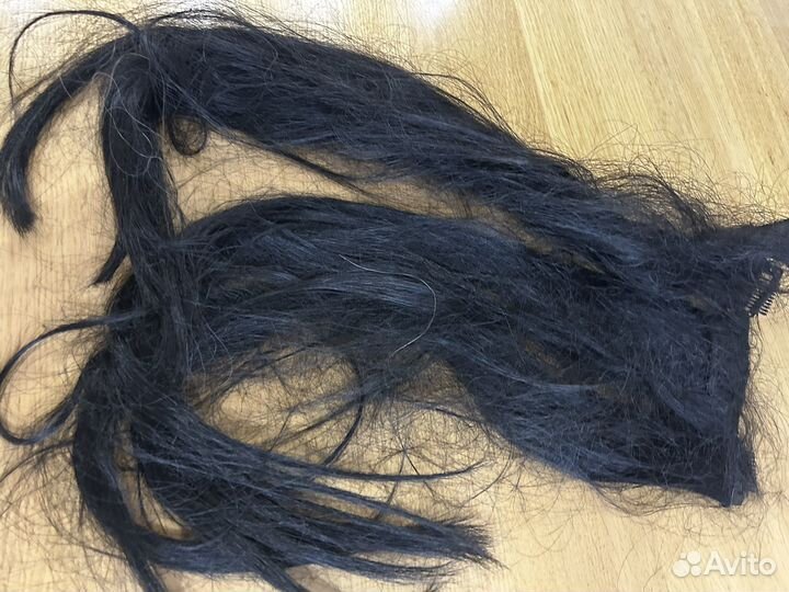 Шиньон из натуральных волос