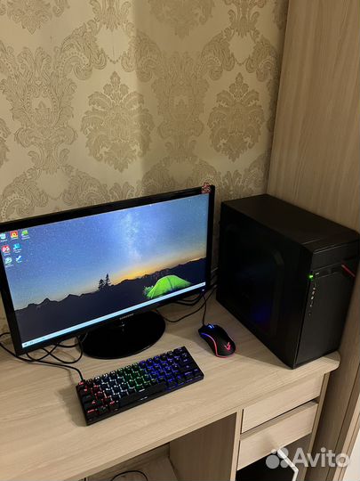 Игровой пк I5-7400/gtx1050/8ozu