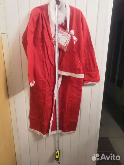 Новогодний костюм Деда Мороза взрослый