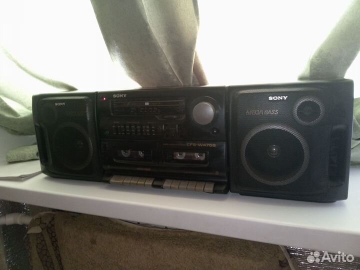Магнитофон sony cfs-w475s