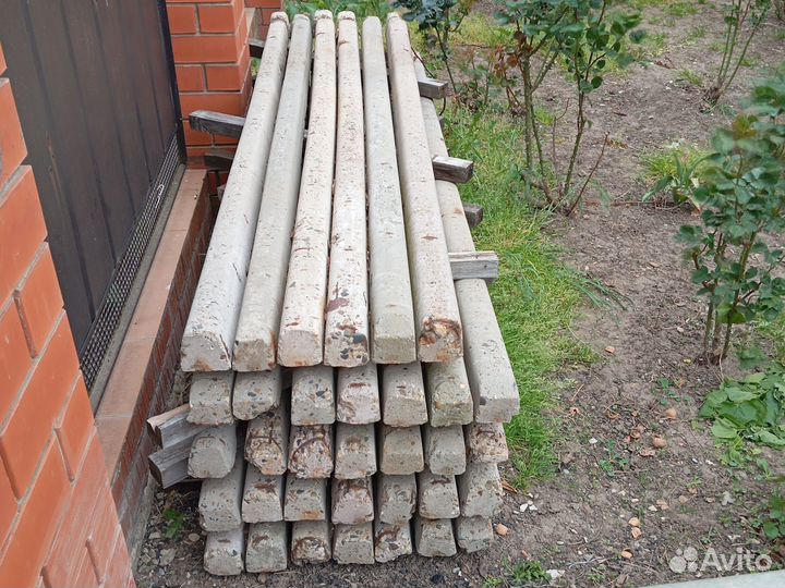 Бетонные столбики для забора