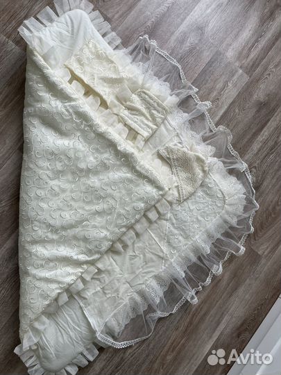 Зимний конверт на выписку