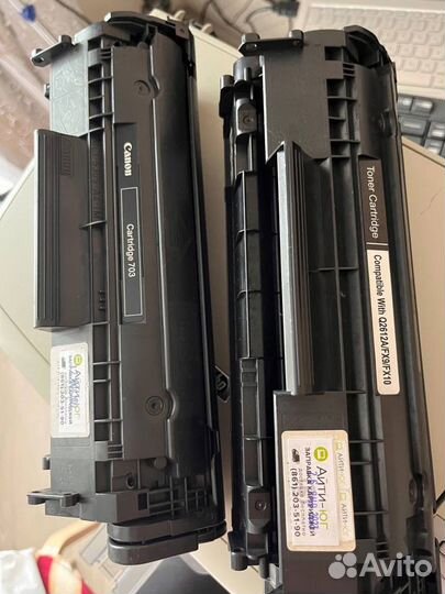 Мфу hp laserjet M1005 MFP 2 заправленных картрижда