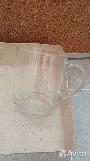 Кружки стеклянные