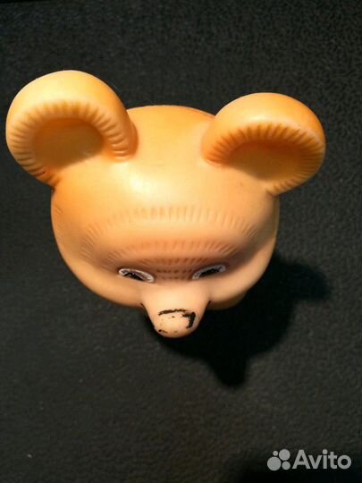 Игрушка ссср. Олимпийский мишка. Резина