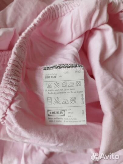 Простынь натяжная IKEA в детскую кроватку