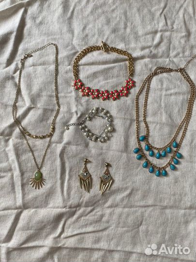 Бижутерия Ожерелье колье серьги бусы подвеска