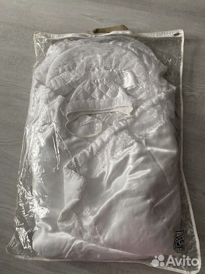 Конверт на выписку, одеяло, конверт и шапка