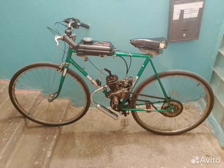 Велосипед с двухтактным мотором двс 80сс