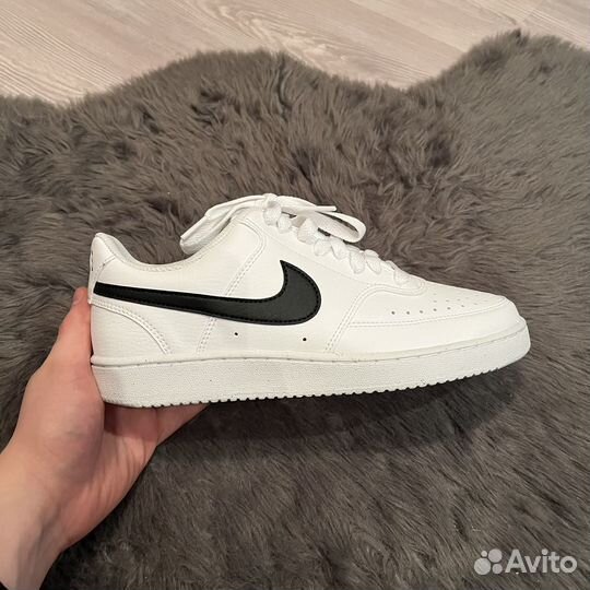 Кроссовки nike court vision женские белые 38,5eur