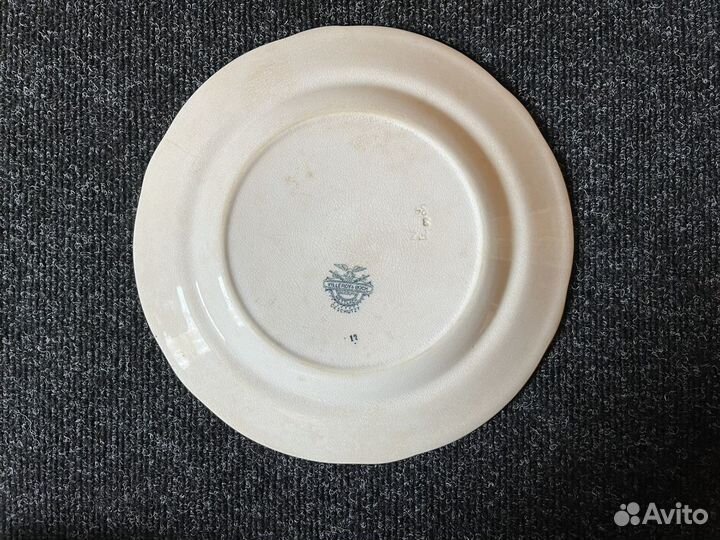 Villeroy boch тарелка старинная