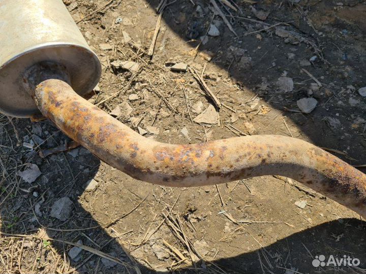 Глушитель в сборе Mitsubishi Pajero 3 3.5 2001