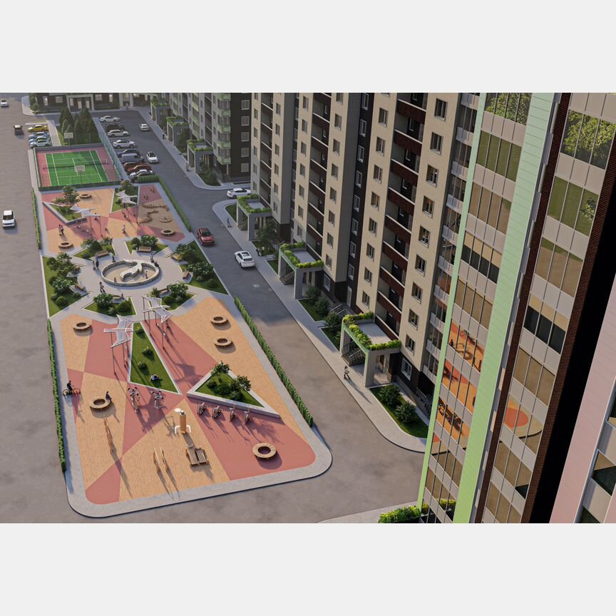 1-к. квартира, 39,9 м², 1/9 эт.