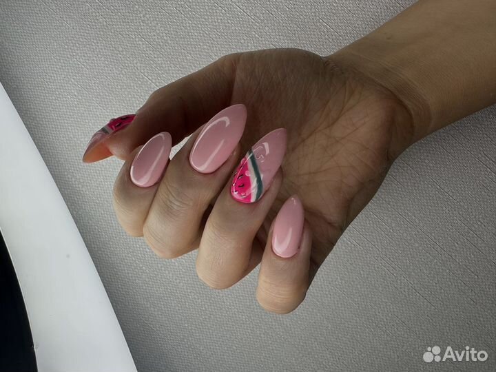 Маникюр педикюр smart с покрытием гель лак