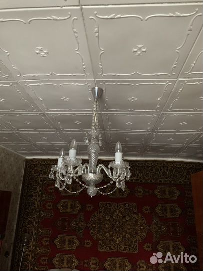 Люстра хрустальная. Чехословакия