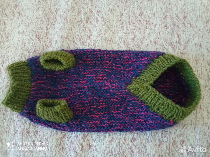 Вязаные вещи для собак мелких пород