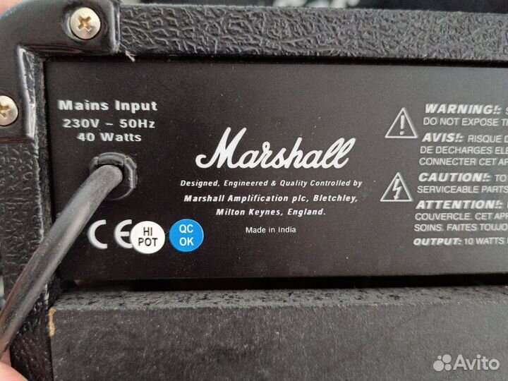 Гитарный комбоусилитель Marshall MG10CD