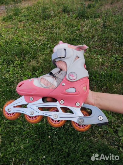 Роликовые коньки детские раздвижные
