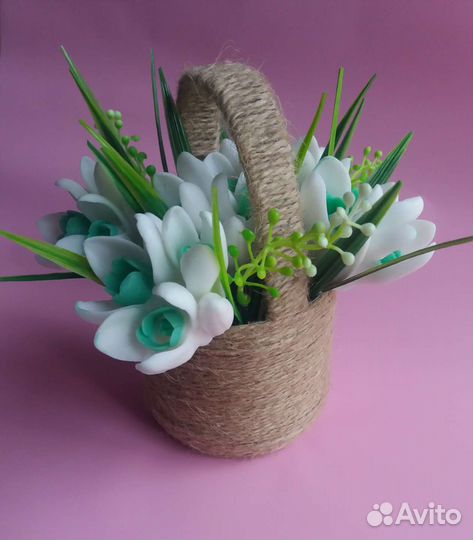 Мыло ручной работы, букеты