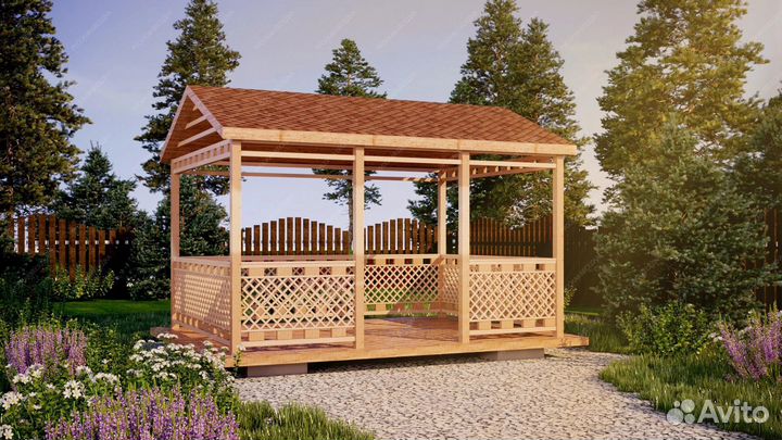Беседка для дачи