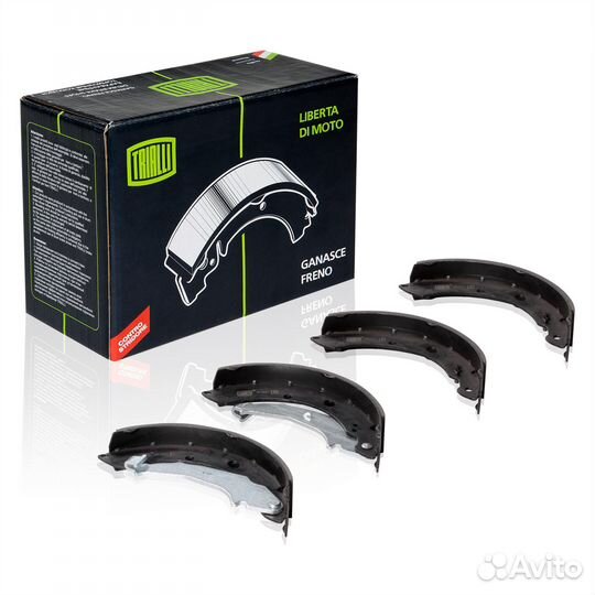 Trialli GF 1867 Колодки торм. для ам VW Polo Sedan