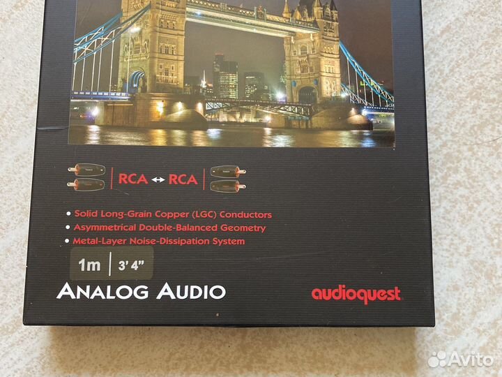 Кабель Audioquest Tower 2RCA-2RCA cable 1.0m