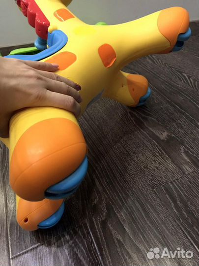 Качалка-каталка 2в1 Жирафик