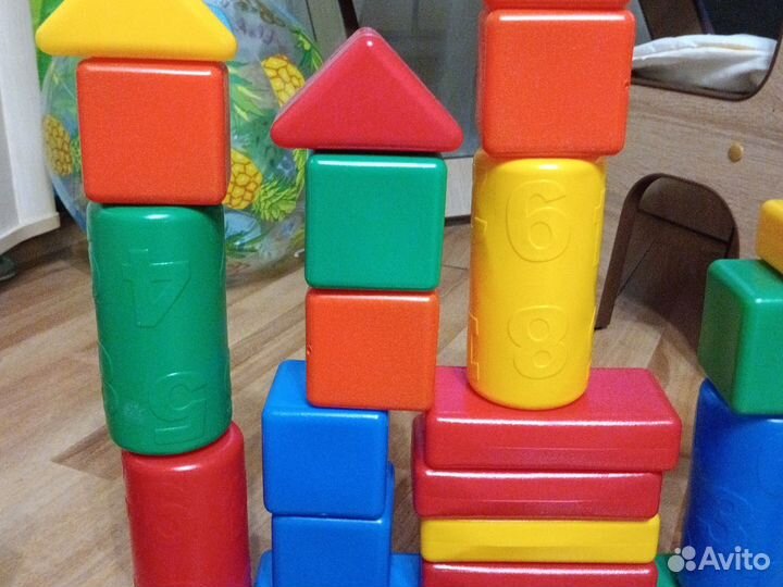 Кубики детские пластиковые