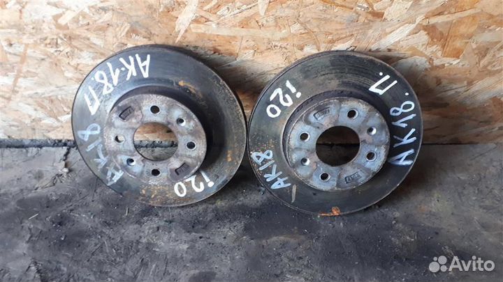 Диск тормозной передний вентилируемый Hyundai i20