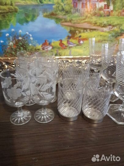 Бокалы и стопки СССР