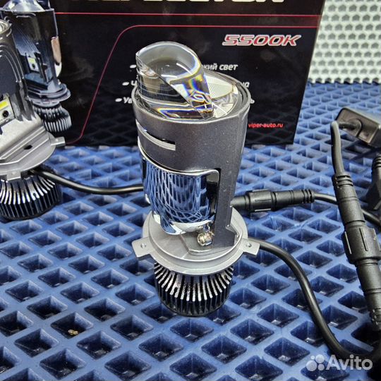 Комплект LED ламп головного света H4 viper reflect