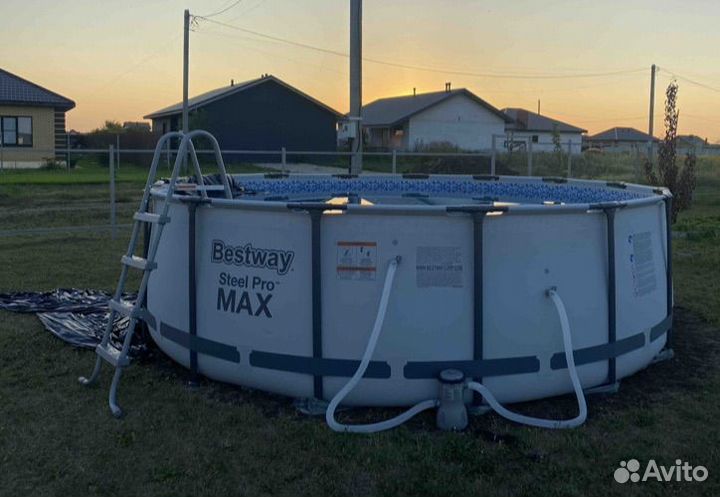 Каркасный бассейн 457 122 новый