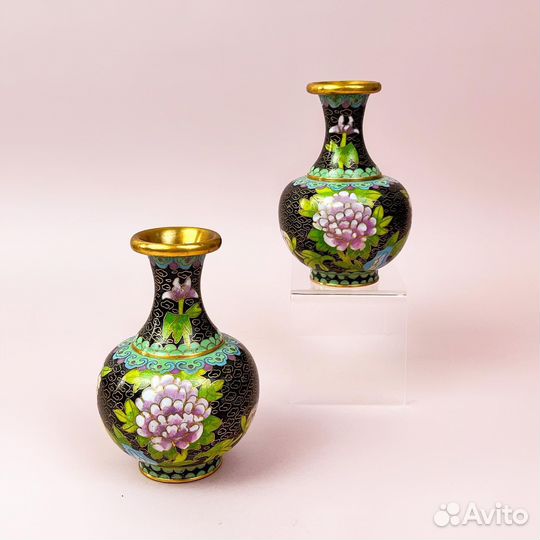 2 Вазочки Клуазоне