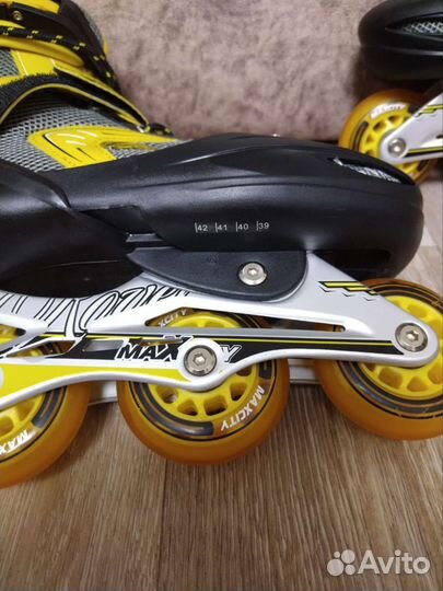 Роликовые коньки раздвижные взрослые